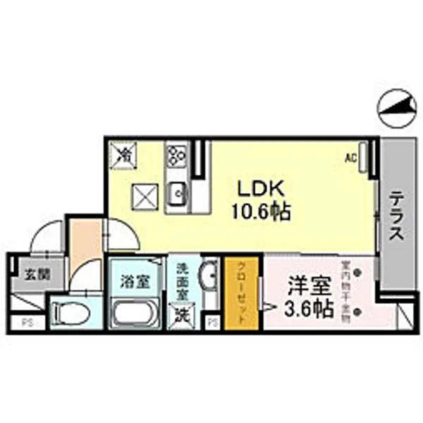 D-RESIDENCE仙波町【2階】の間取り
