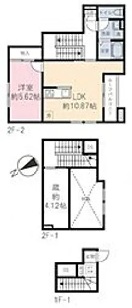 1LDKの間取り画像