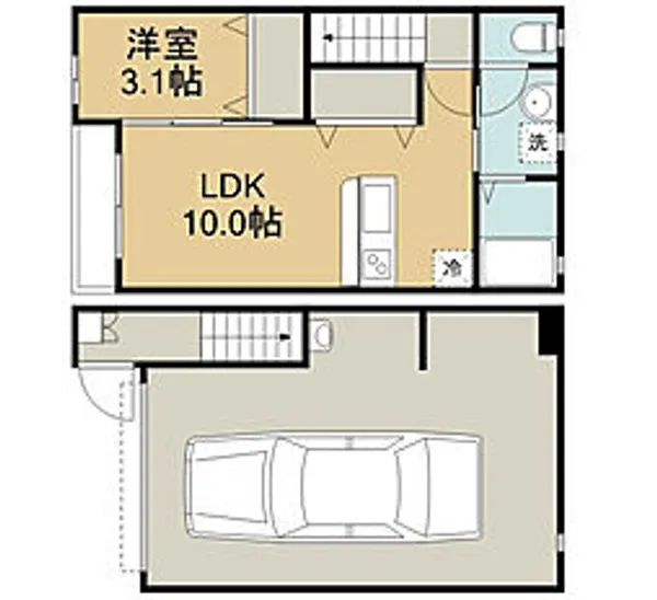 MORISAKA BASE 2【103号室号室】の間取り