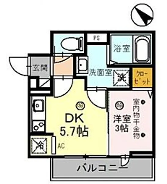 Kirsche【3階】の間取り