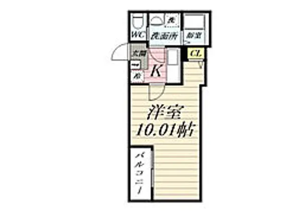 GRADUS川越【1階】の間取り