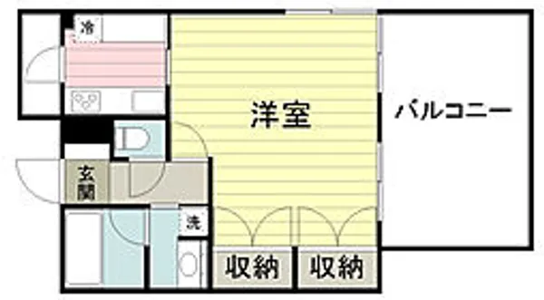 パテラ川越【8階】の間取り