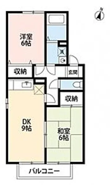 オリーブライト【102号室号室】の間取り