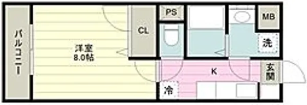 シャンティ【2階】の間取り