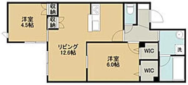 MARINE26【105号室号室】の間取り