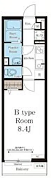 リブリ・川越仙波町【3階】の間取り