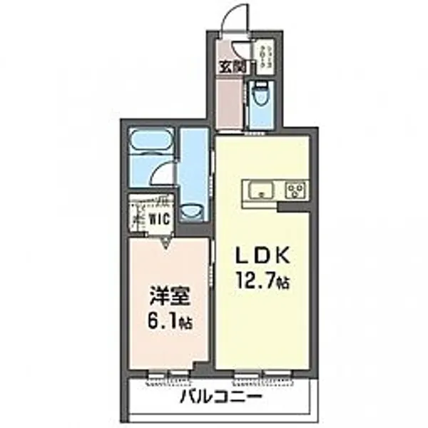 シエル エトワール【302号室号室】の間取り