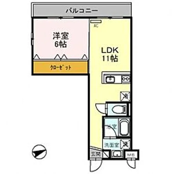 LA・FELICE【3階】の間取り