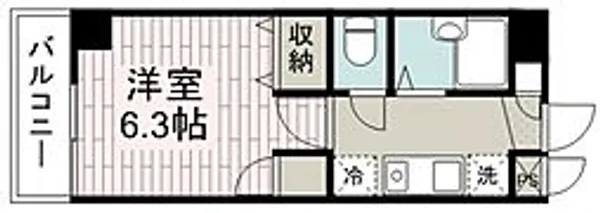 カサル・ミーサ【3階】の間取り