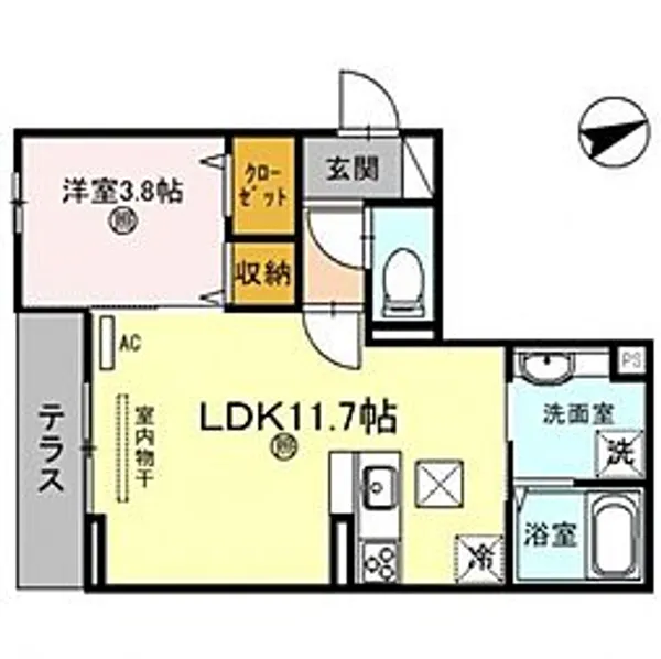 サルターレ【1階】の間取り