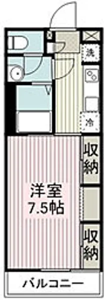 リブリ・新宿【3階】の間取り