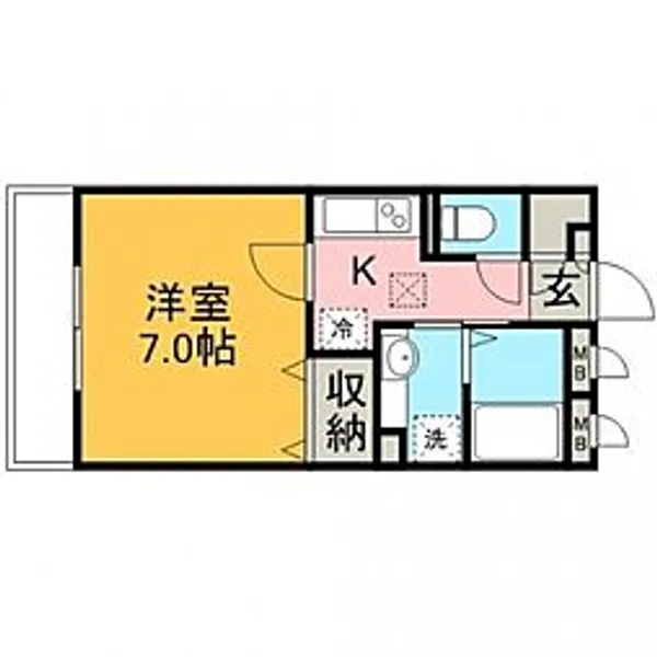 アミカ【2階】の間取り