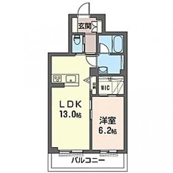 シエル エトワール【103号室号室】の間取り