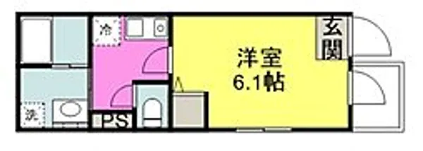 ルーモス川越【2階】の間取り