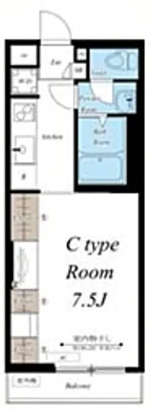 リブリ・エルベ【1階】の間取り
