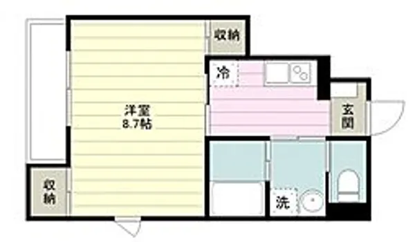 Bricks 335【2階】の間取り