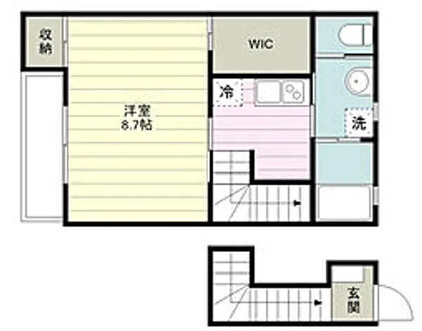 Bricks 335【3階】の間取り
