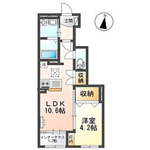 Esperanza(エスペランサ)【1階】の間取り