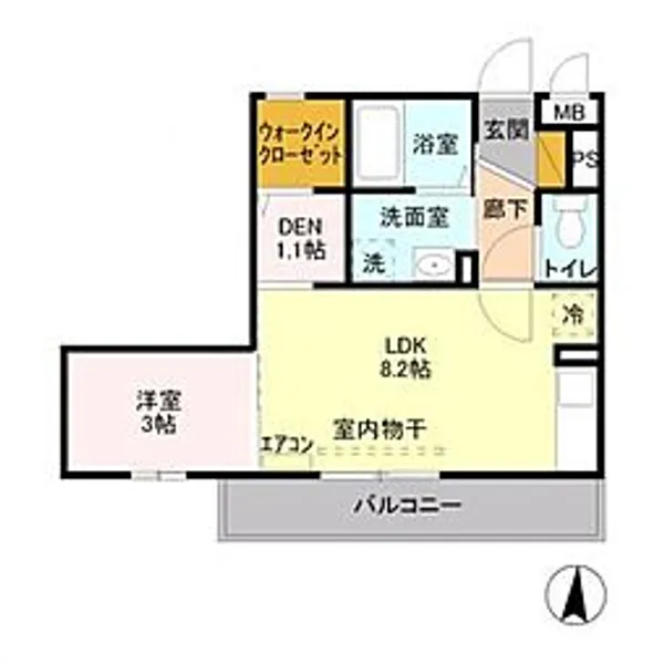 フェリーチェ【2階】の間取り