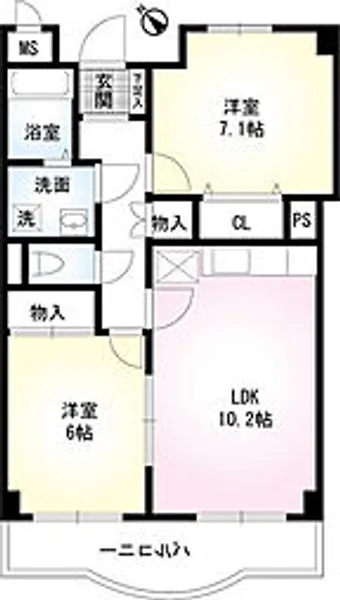 メゾンファミーユ南大塚【1階】の間取り