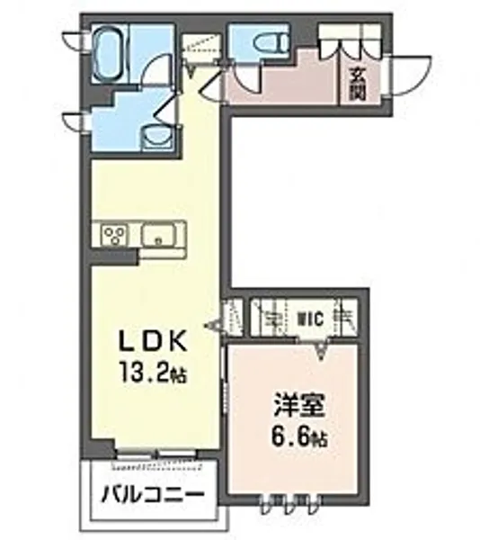 クオリスタ川越【2階】の間取り