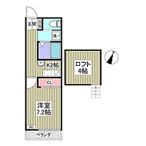 レンナ・レンナ【2階】の間取り
