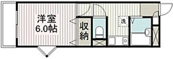 カルム8【201号室号室】の間取り