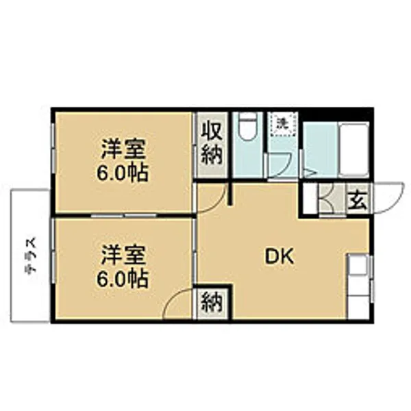 グレースサイキ【1階】の間取り
