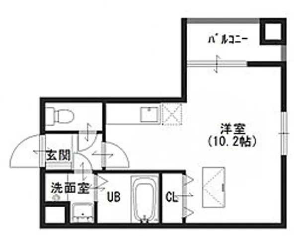 ルネス クレール【2階】の間取り