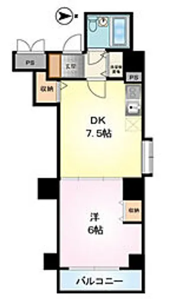 ライオンズシティ川越【2階】の間取り