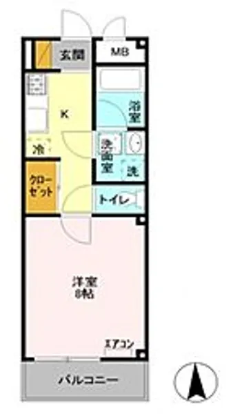 プランドールからもも【2階】の間取り