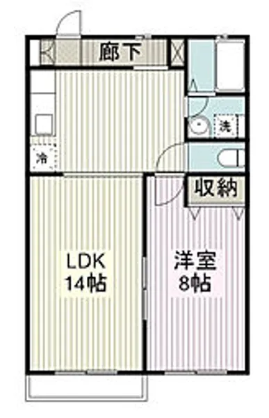 スプリングタイム C【2階】の間取り