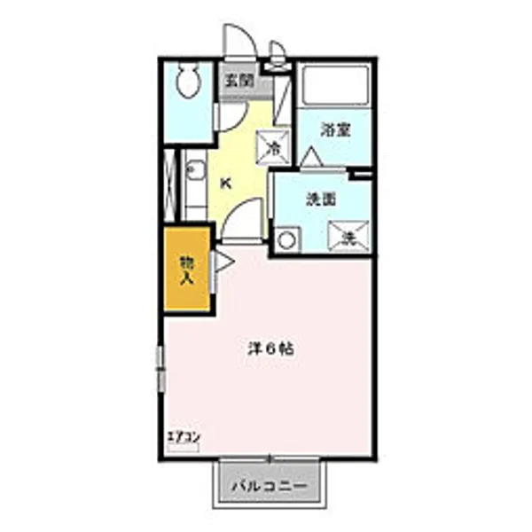 アーバンハイム【1階】の間取り