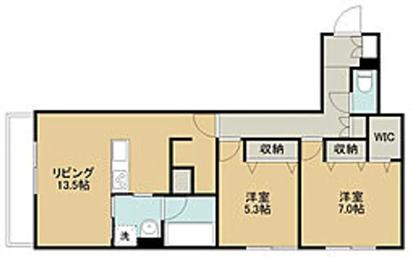 MAISON DE BONHEUR【1階】の間取り