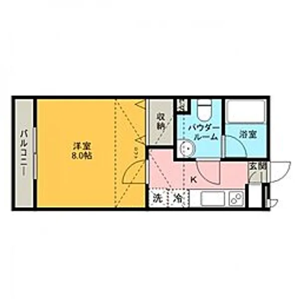 メゾン・パルフェ【1階】の間取り