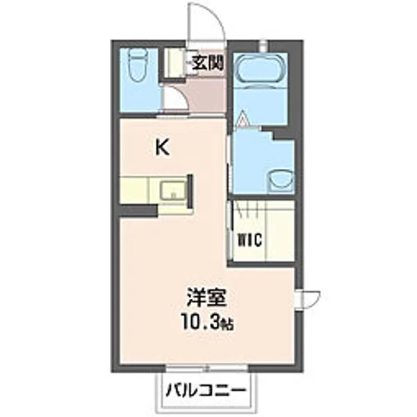 アスティオスI【2階】の間取り