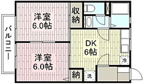 エスポワール海和【1階】の間取り