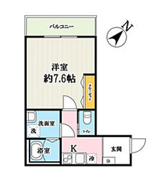 キャメル川越 都A【2階】の間取り