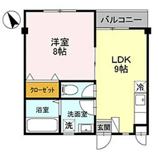 グリーンパレスY【3階】の間取り