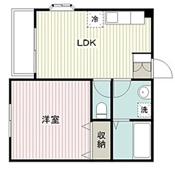 グリーンパレスY【3階】の間取り