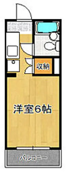 サンハイム双葉【3階】の間取り