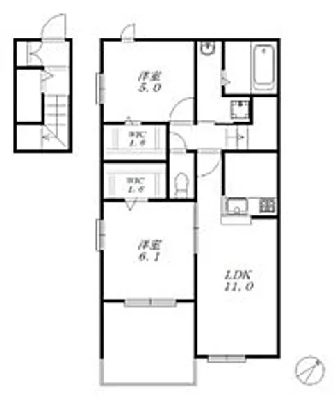 PACE【2階】の間取り