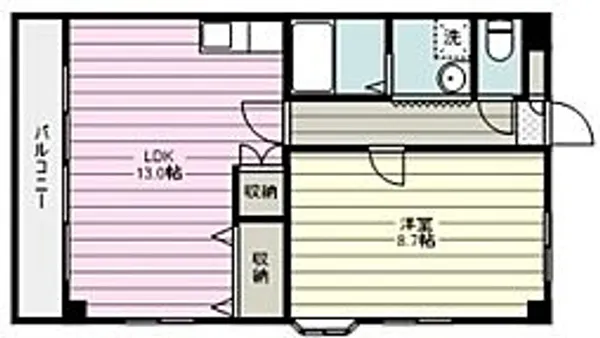 パティオ12【1階】の間取り