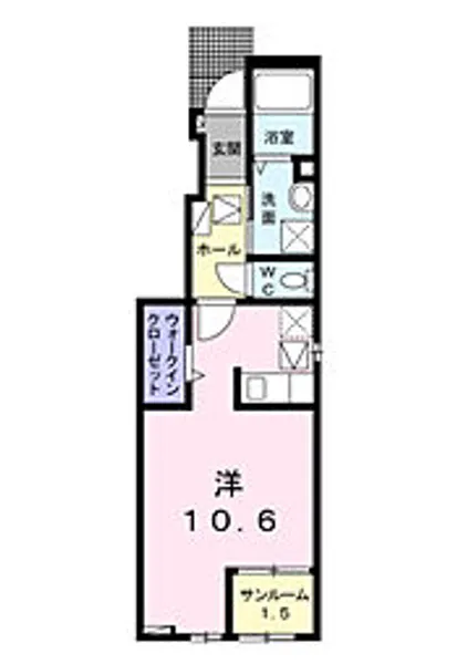 メゾン エスポワール【1階】の間取り