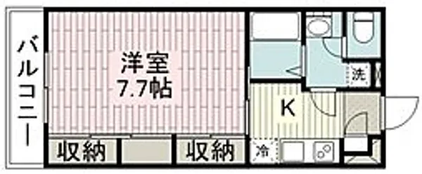 リブリ・サニーグレイス【2階】の間取り