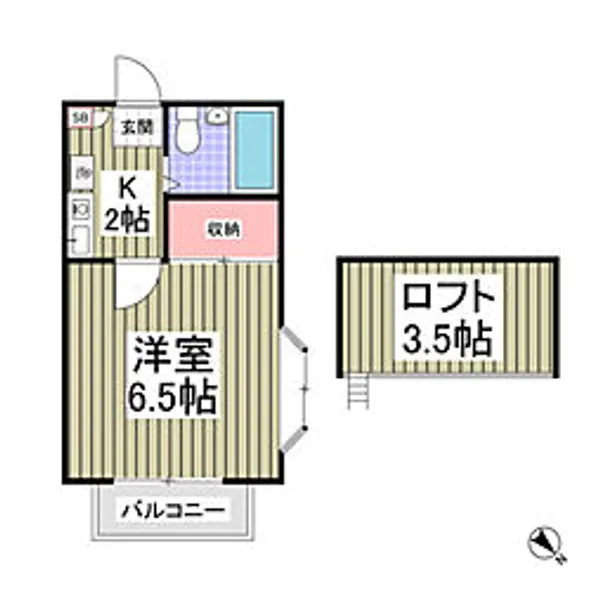 リブレス新河岸III【2階】の間取り
