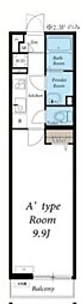 リブリ・Luna-mare(ルナマーレ)【1階】の間取り