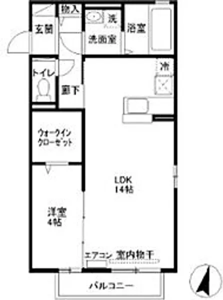 シャトレー【1階】の間取り