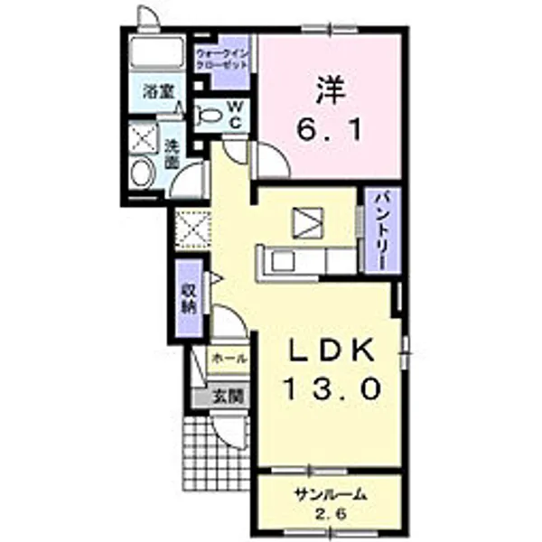 グランフェリオ【1階】の間取り