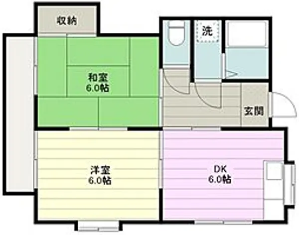 コーポ内田【2階】の間取り
